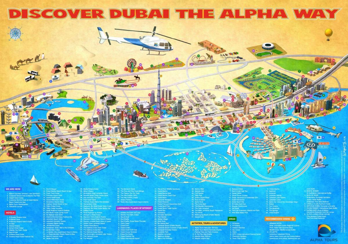 Burj Al Arab haritası