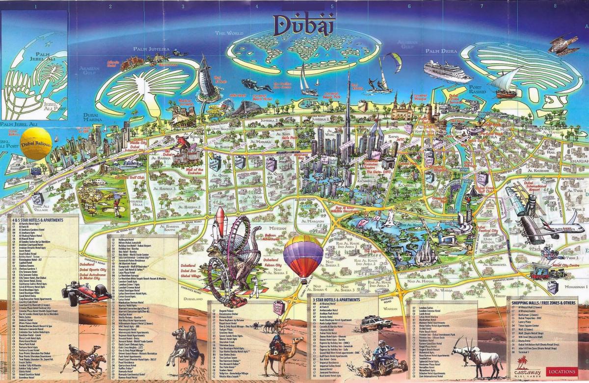 Dubai 3d harita