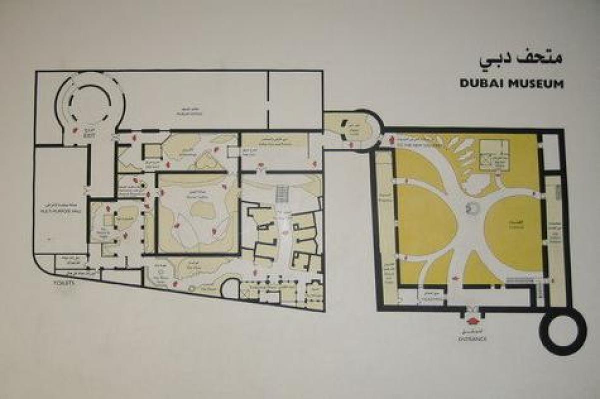 Dubai Müzesi konumu göster