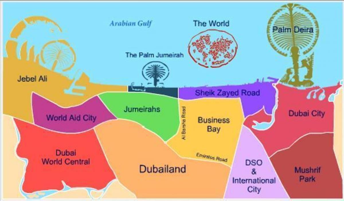 Dubailand haritası