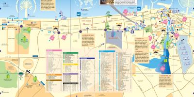 Dubai haritası pazarları
