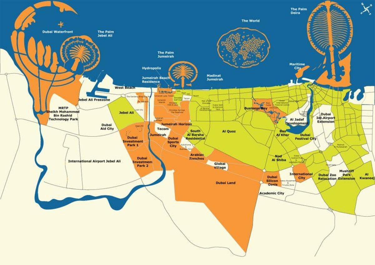 Dubai harita Adaları