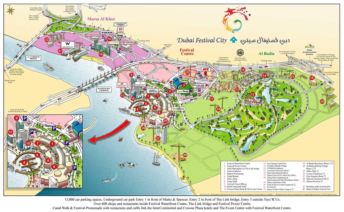 Dubai festival city göster