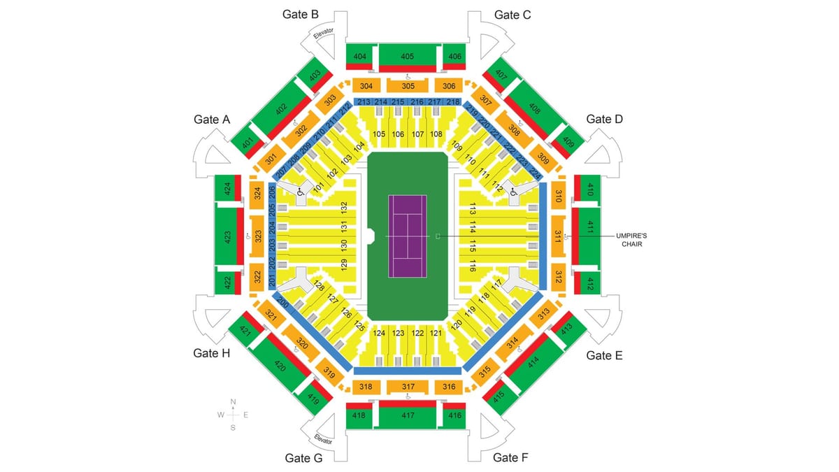 Dubai haritası tenis kortu