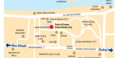 Dubai media city konumu göster
