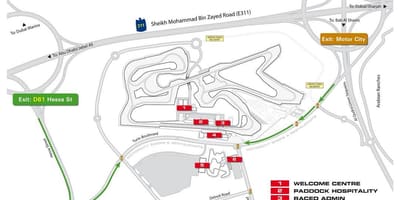 Dubai motor city haritası