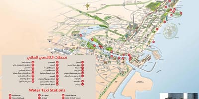 Dubai Su Taksi yol haritası