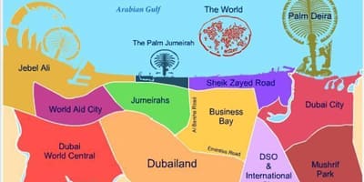 Dubailand haritası