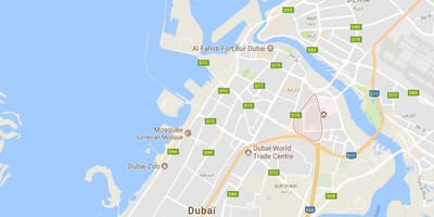Sheikh Dubai haritası
